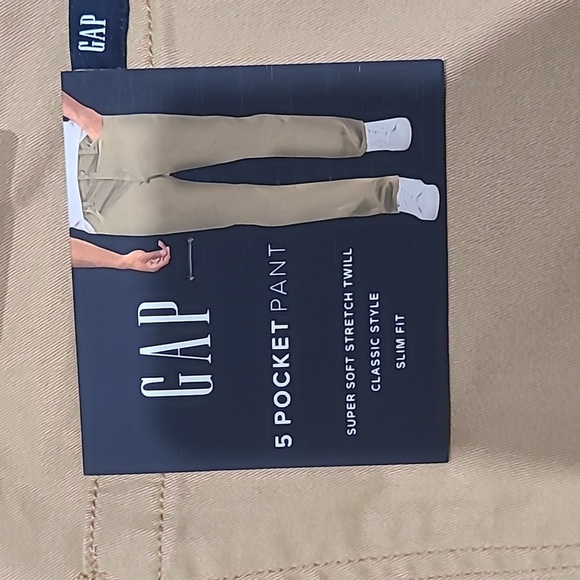 GAP Men's Super Soft Stretch Twill 5 Pocket Slim Fit Pant - Picture 6 of 7
